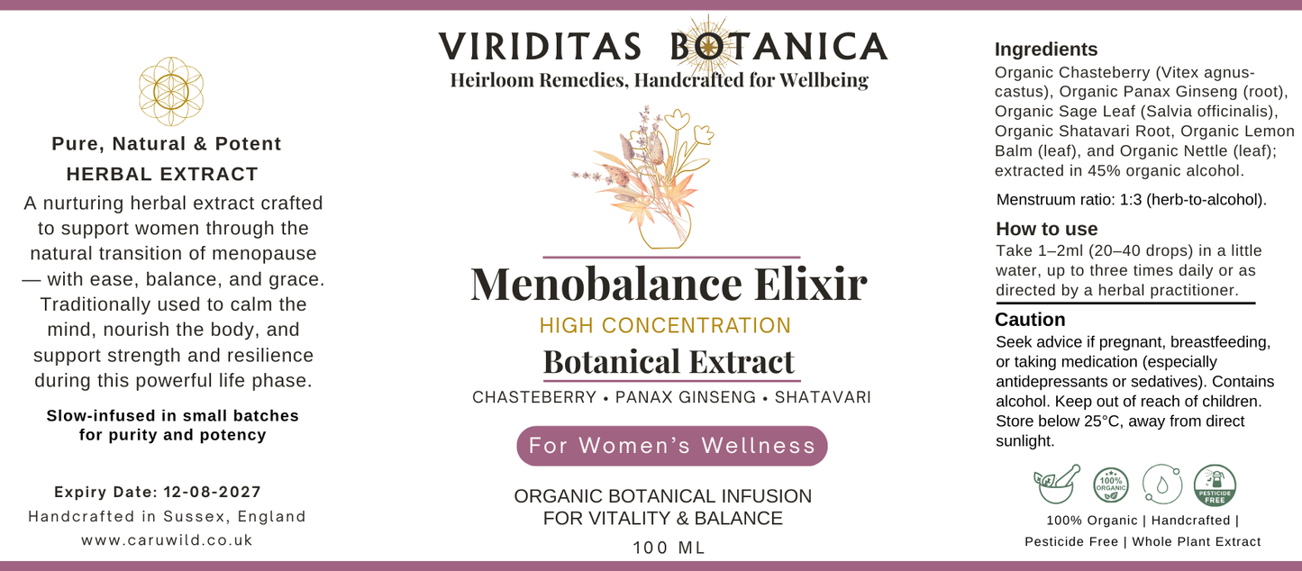 Menobalance Elixir Botanical Extract