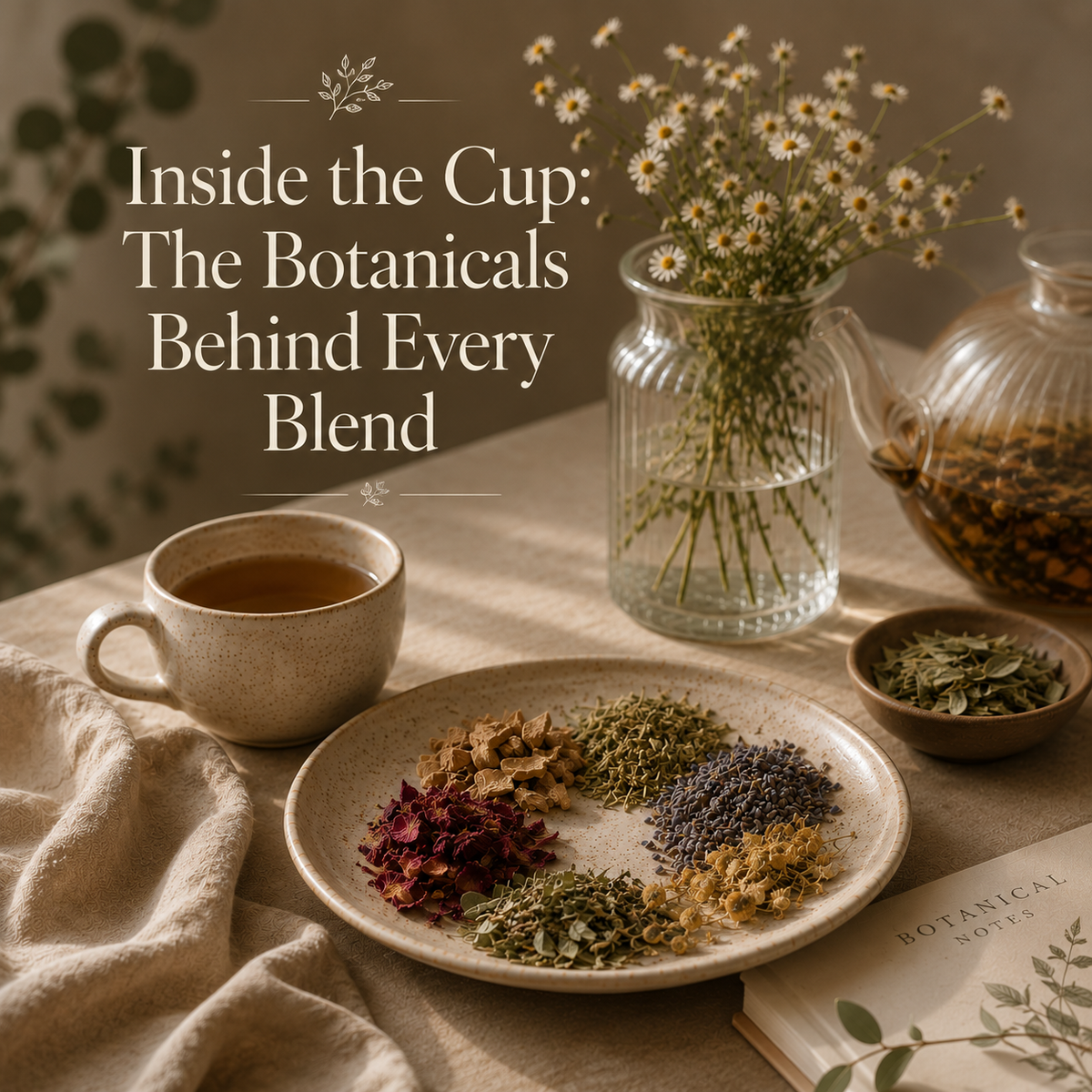 Every leaf has a story. Every blend begins with natur