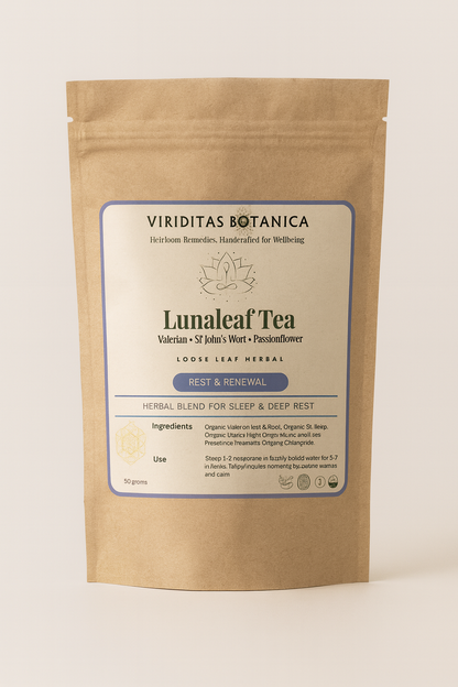 Luna Leaf Tea - Night-Time Herbal Tea for Deep Calm & Rest