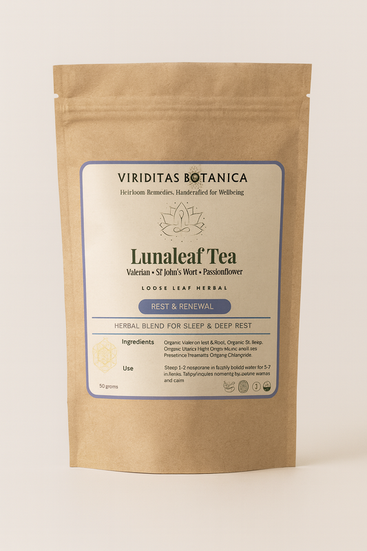 Luna Leaf Tea - Night-Time Herbal Tea for Deep Calm & Rest
