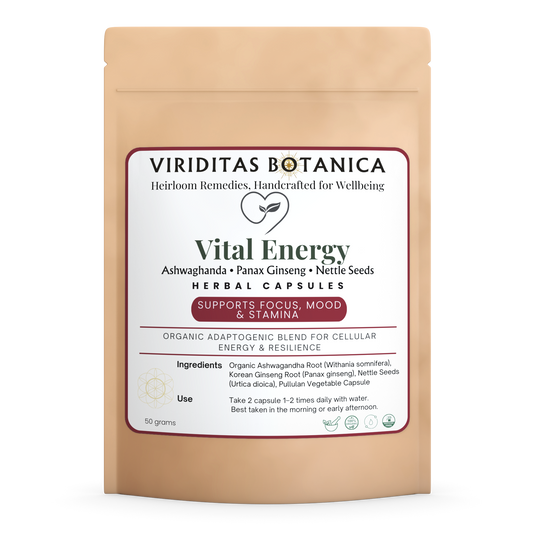 Vital Energy Capsules – Adaptogenic Herbal Blend